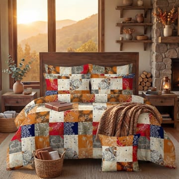 7 Pcs Comforter Set King Size Design KCC 061