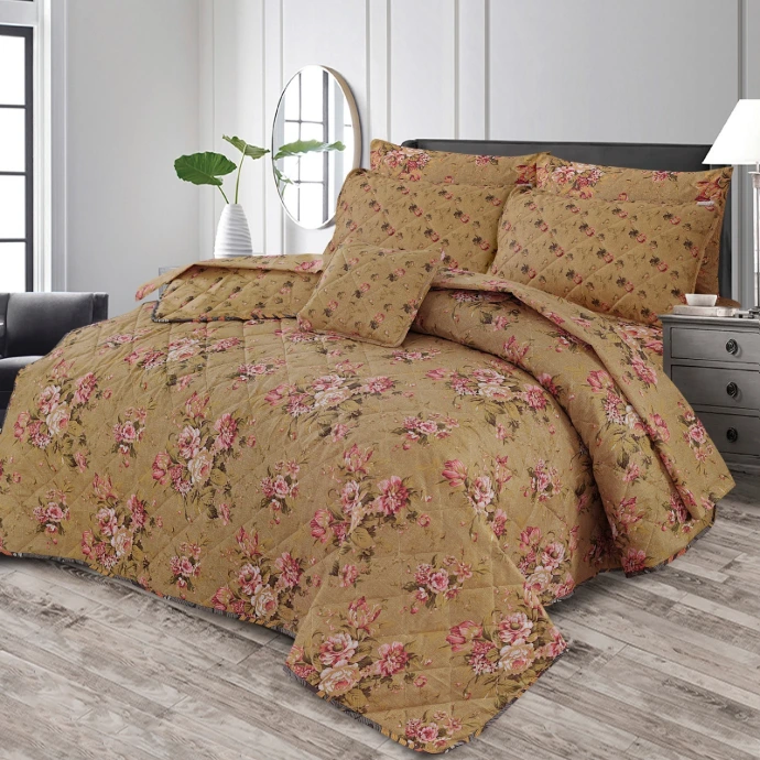7 Pcs Comforter Set King Size Design GZD-104