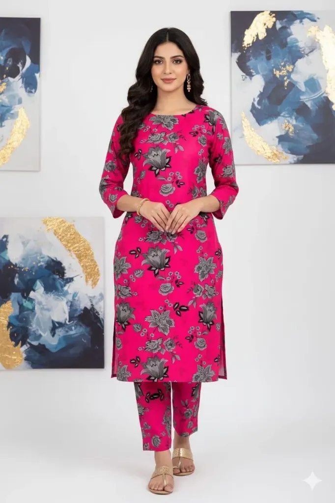 2 Pcs Unstitched Digital Print Suit GZL-S3015