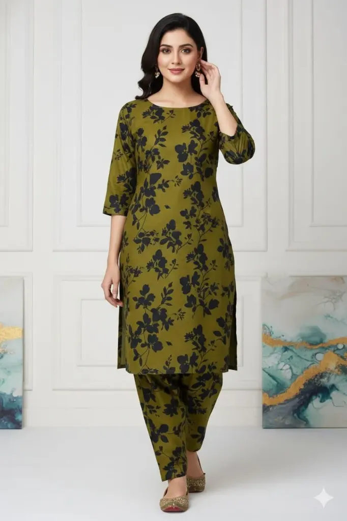 2 Pcs Unstitched Digital Print Suit GZL-S3014