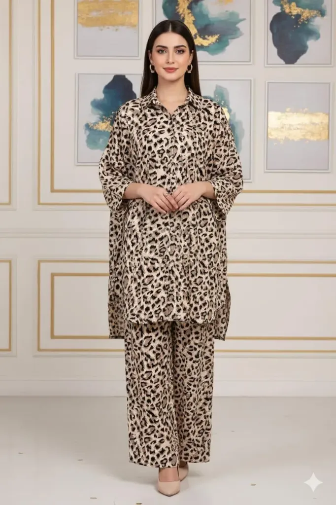 2 Pcs Unstitched Digital Print Suit gzl-s3011