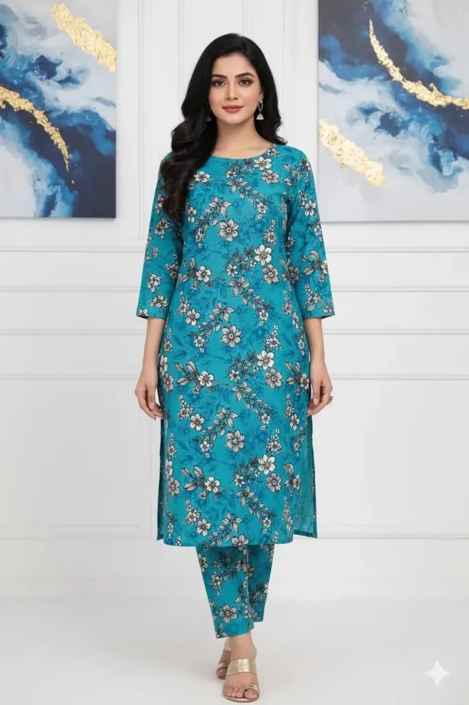 2 Pcs Unstitched Digital Print Suit GZL-S3012
