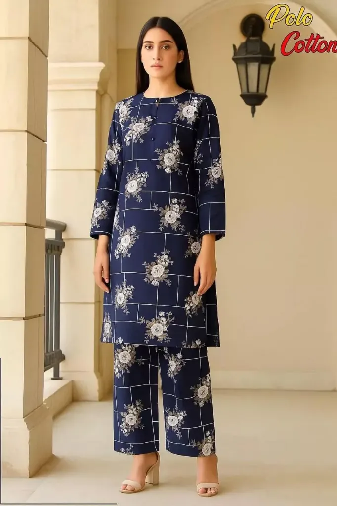 2 Pcs Unstitched Digital Print Suit gzl-s3022